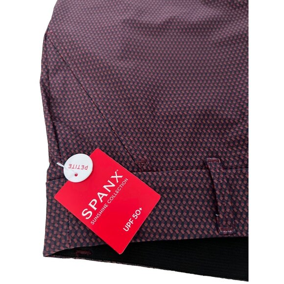 Spanx Petite 50301Q Geo Scape Orange Sunshine Kick Flare Pants ( PM ) - Picture 7 of 8